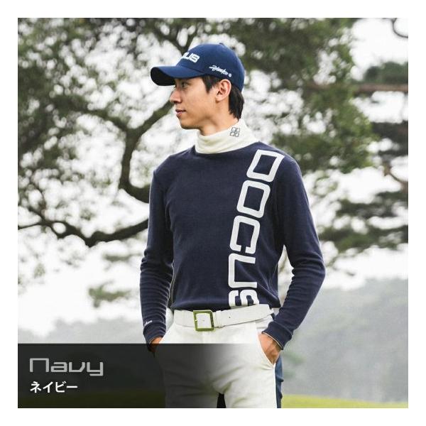 DOCUS ハイネックプルオーバー ゴルフウェア メンズ おしゃれ DCM23A013_3