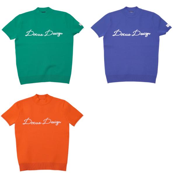 DOCUS ゴルフウェア モックセーター 半袖 メンズ おしゃれ ブランド かっこいい dcm24s005-asu お取り寄せ商品