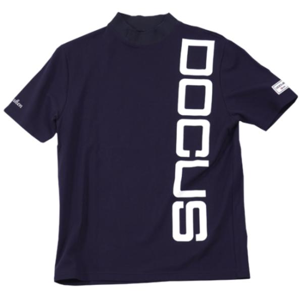 お取り寄せ商品 DOCUS ドゥーカス ゴルフウェア クール モック シャツ メンズ シンプル おしゃれ かっこいい dcm24s013-asu_2