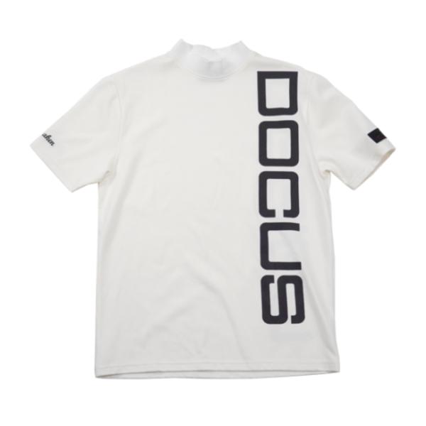 お取り寄せ商品 DOCUS ドゥーカス ゴルフウェア クール モック シャツ メンズ シンプル おしゃれ かっこいい dcm24s013-asu_3