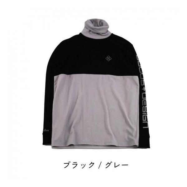 DOCUS ゴルフウェア ドゥーカス モックネックシャツ 長袖 ハイネック おしゃれ かっこいい メンズ DCM25A009【お取り寄せ商品】_1
