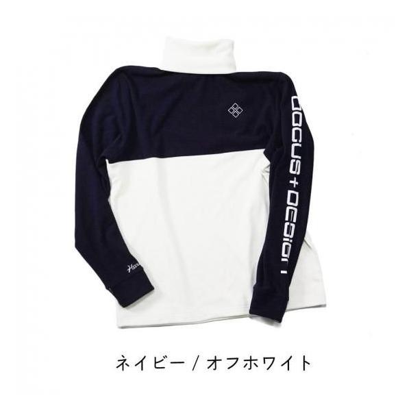 DOCUS ゴルフウェア ドゥーカス モックネックシャツ 長袖 ハイネック おしゃれ かっこいい メンズ DCM25A009【お取り寄せ商品】_2