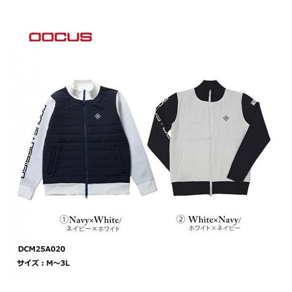 DOCUS ゴルフウェア ドゥーカス ボリュームジャケット 長袖 おしゃれ かっこいい メンズ DCM25A020【お取り寄せ商品】