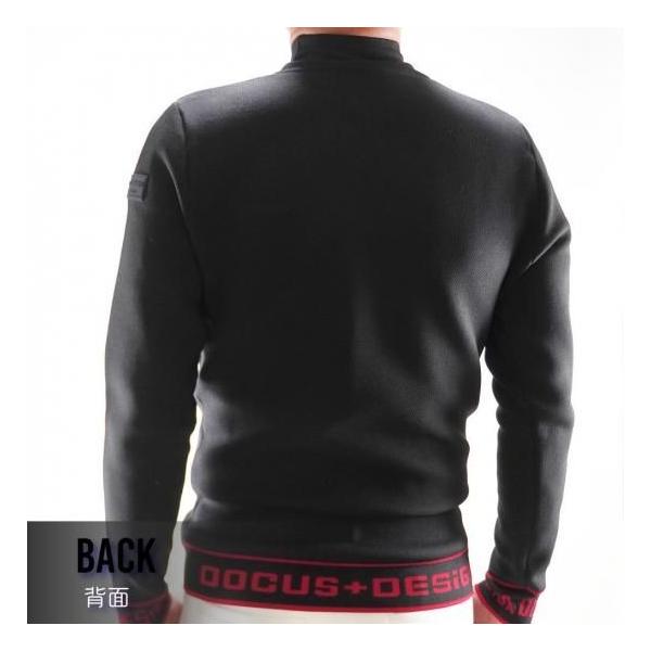 DOCUS ゴルフウェア ドゥーカス モックネックセーター 長袖 おしゃれ