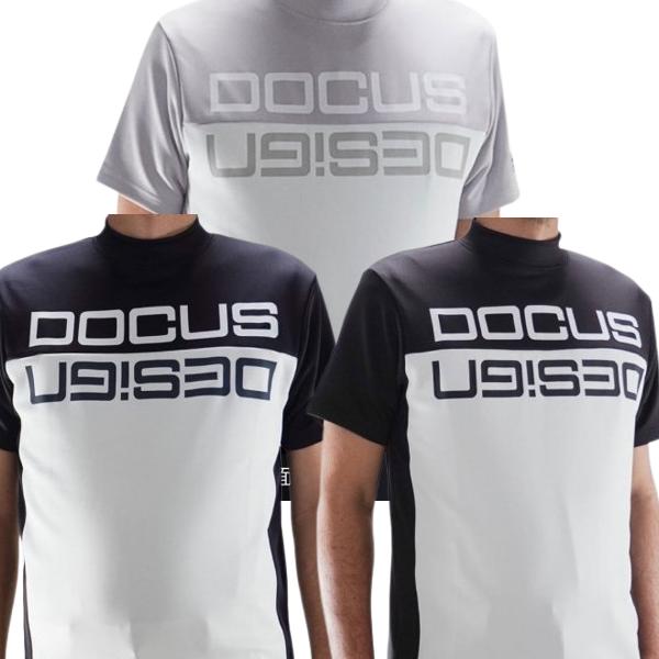 DOCUS ゴルフウェア モックネックシャツ 半袖 メンズ レディース おしゃれ ブランド かっこいい DCM25S012 お取り寄せ商品