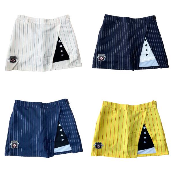 EARLSCOURT GENERATION アールズコート ゴルフウェア キュロット スカート BADGE STRIPE レディース おしゃれ ブランド EC-GL010 お取り寄せ商品
