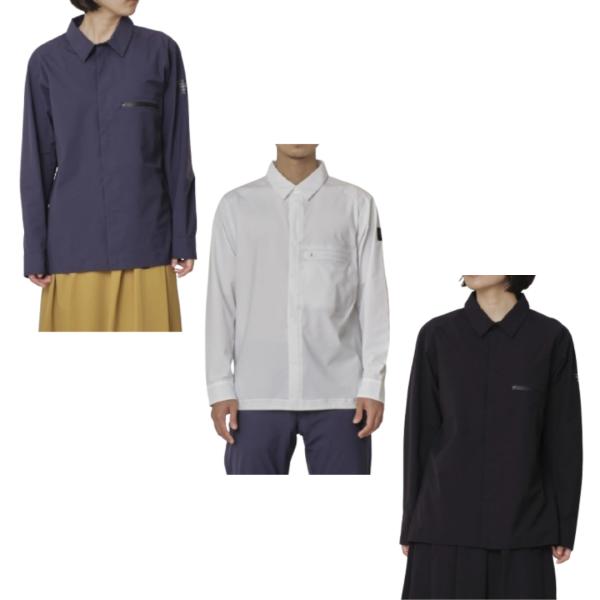 F/ACSION シャツ 襟つき 長袖 防水 カジュアル キレイめ メンズ レディース おしゃれ ブランド FA011【お取り寄せ】