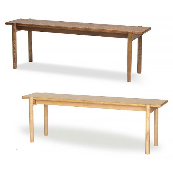 アンドラ 丸脚ベンチ 135cm オーク 椅子 おしゃれ 北欧 デザイナーズ 家具 ベンチ HW-ANDORA135【お取り寄せ】