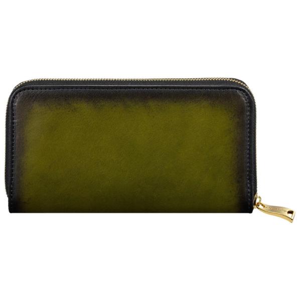 Lilyleather Design リリーレザーデザイン ラウンドファスナー 長財布 おしゃれ レザー 革 小銭入れ付 ぼかし染め_3