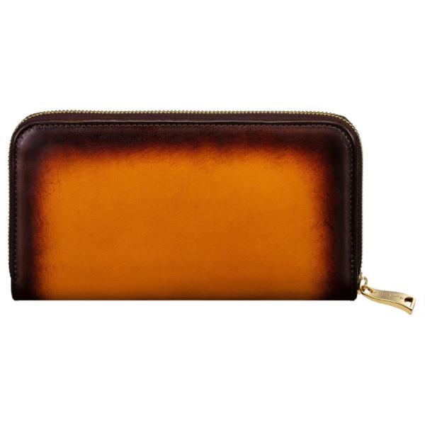 Lilyleather Design リリーレザーデザイン ラウンドファスナー 長財布 おしゃれ レザー 革 小銭入れ付 ぼかし染め_5