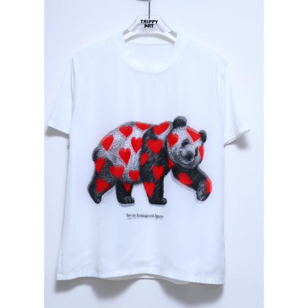 TRIPY ART Tシャツ メンズ レディース ブランド おしゃれRED LIST PANDA MX-1459 【お取り寄せ】