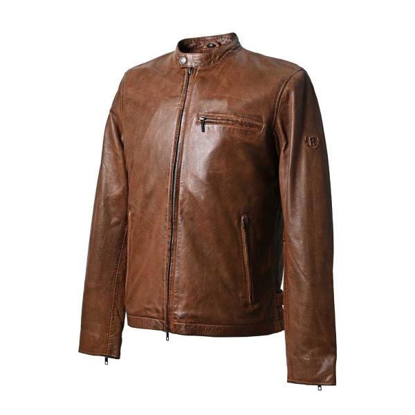 RIDEZ ジャケット ライダース メンズ おしゃれ かっこいい ブランド レザー 革 ACE RLJ110 BROWN【お取り寄せ】