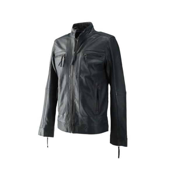レザージャケット メンズ ライダース RIDEZ シングル CLUBS JACKET IronBlue RLJ200C