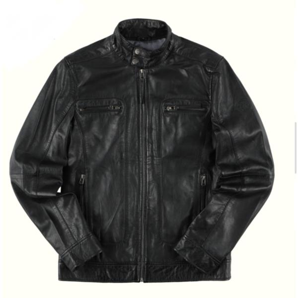 レザージャケット メンズ ライダース RIDEZ シングル CLUBS JACKET LampBlack RLJ202_3