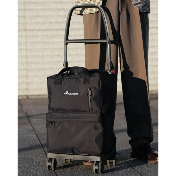 ROLSER ロルサー ショッピングカート お買い物カート バック 折りたたみ おしゃれ ブランド 四輪 ビジネス 旅行 機内持ち込みT-SHOP MAX_13