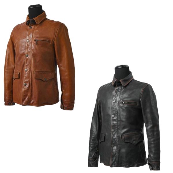 お取り寄せ RIDEZ ライズ バイク用 レザージャケット 長袖 メンズ おしゃれ ブランド バイク RWH001