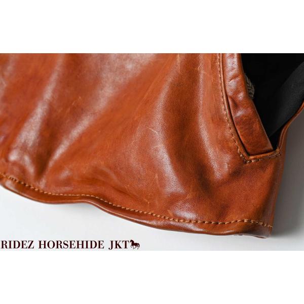 お取り寄せ RIDEZ ライズ バイク用 レザージャケット 長袖 メンズ おしゃれ ブランド バイク RWH001_17