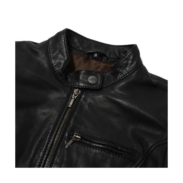 RIDEZ ライズ ジャケット ライダース シングル レザー 革 レディース