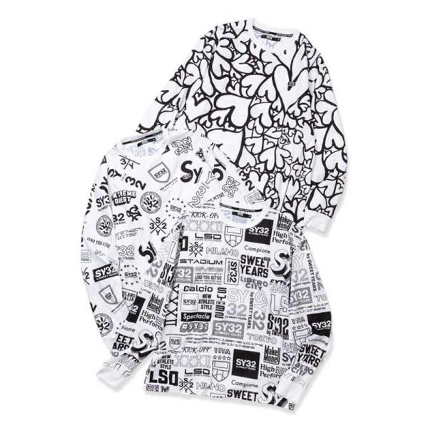 sy32 by sweetyears スウィートイヤーズ シャツ ロンT 長袖 メンズ おしゃれ ブランド GRAPHIC PATTERN L/S TEE 14533 お取り寄せ