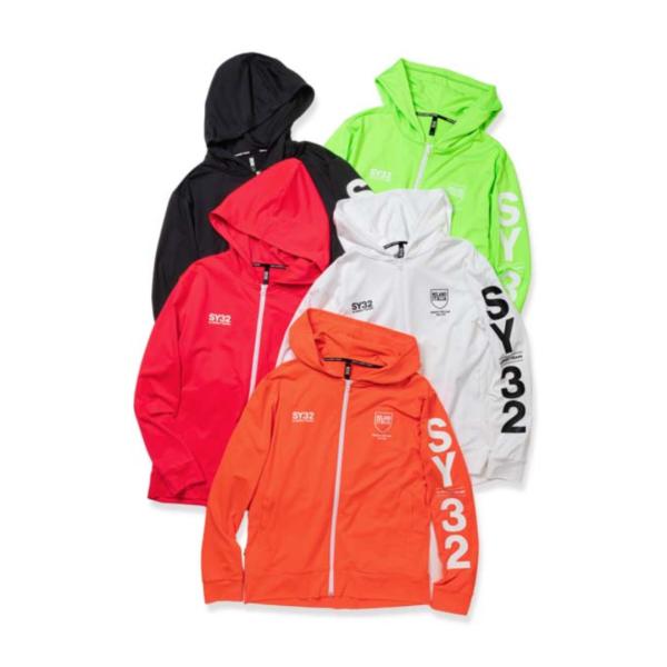 お取り寄せ SY32 by SWEET YEARS ラッシュガード フードつき メンズ レディース ゴルフウェア おしゃれ ブランド 14145