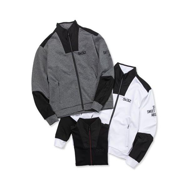 SY32 by SWEET YEARS スウェット ジャケット ゴルフ メンズ ブランド おしゃれ  カルビコ SYG-22A18