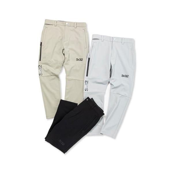 SY32 by sweet years ゴルフ メンズ パンツ スウェットライク おしゃれ ブランド ウェアSYG-22A22 カルビコ