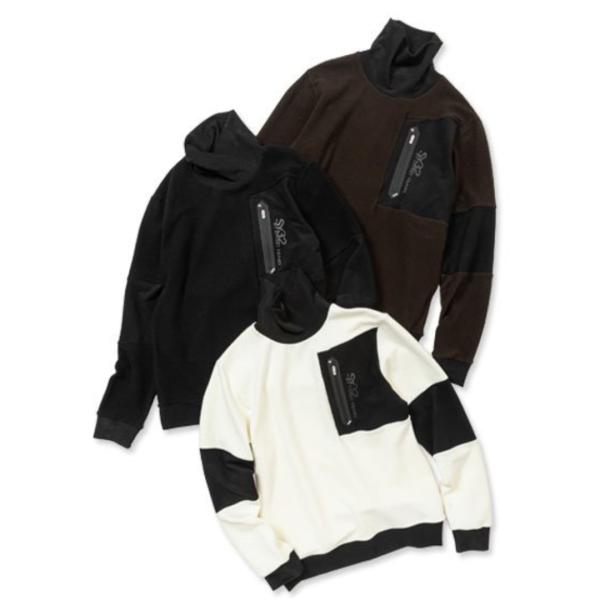 お取り寄せ SY32 by SWEET YEARS ハイネックシャツ 長袖 メンズ ブランド おしゃれ ゴルフ スポーツ SYG-23A04