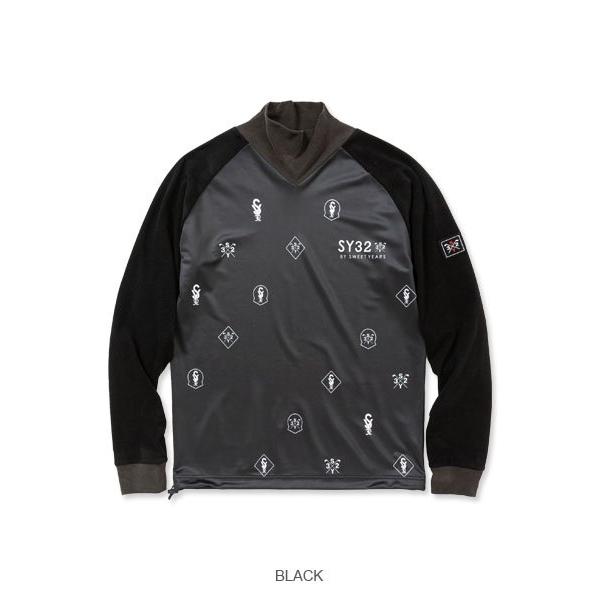 SY32 by SWEET YEARS ゴルフウェア モックシャツ Tシャツ 長袖 メンズ おしゃれ かっこいい ブランド SYG-23A07【お取り寄せ】_3