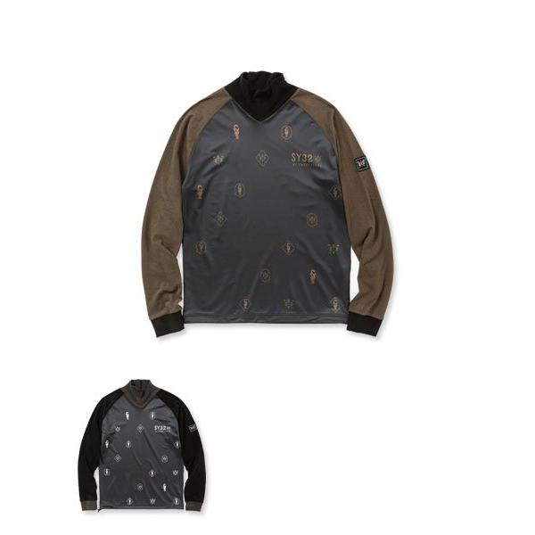 SY32 by SWEET YEARS ゴルフウェア モックシャツ Tシャツ 長袖 メンズ おしゃれ かっこいい ブランド SYG-23A07【お取り寄せ】_7