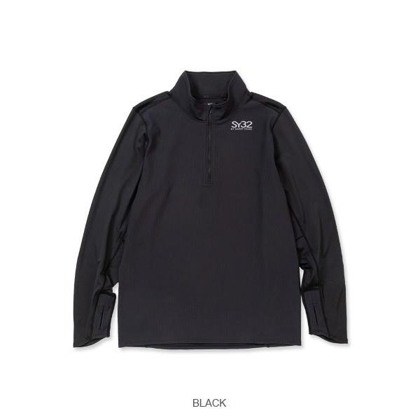 SY32 by SWEET YEARS ゴルフウェア ハーフジップシャツ Tシャツ 長袖 メンズ おしゃれ かっこいい ブランド SYG-23A09【お取り寄せ】_4