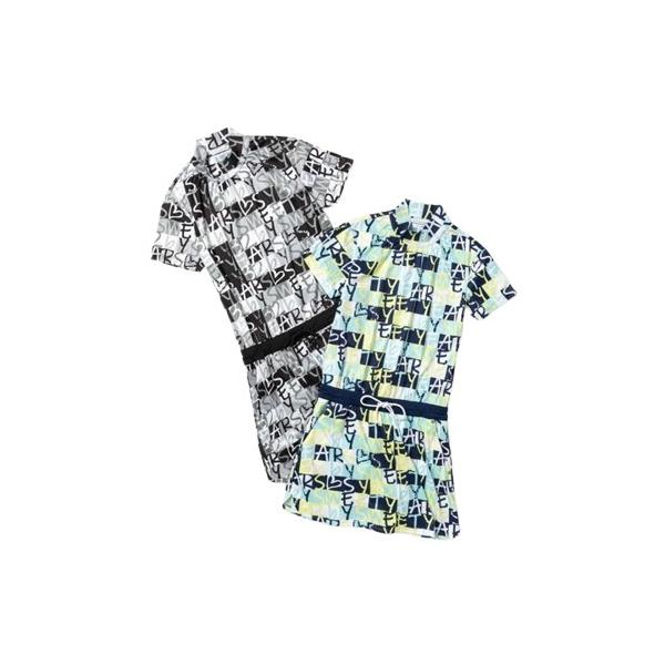 SY32 by SWEET YEARS ワンピース モックシャツ ハーフパンツ セットアップ レディース ブランド おしゃれ ゴルフ スポーツ ストレッチ SYG-23SUM-05W-B