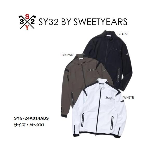 SY32 ゴルフ ゴルフウェア ジャケット メンズ おしゃれ ブランド かっこいい SYG-24A014ABS【お取り寄せ】