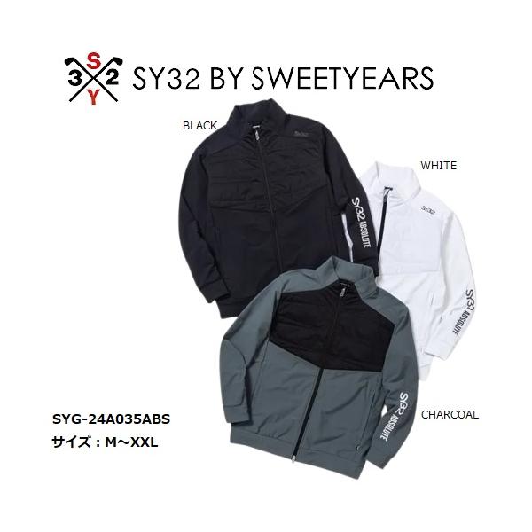 SY32 ゴルフ ゴルフウェア ジャケット メンズ おしゃれ ブランド かっこいい SYG-24A035ABS【お取り寄せ】