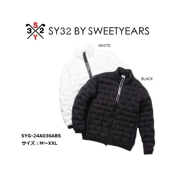 SY32 ゴルフ ゴルフウェア ダウンジャケット メンズ おしゃれ ブランド かっこいい SYG-24A036ABS【お取り寄せ】