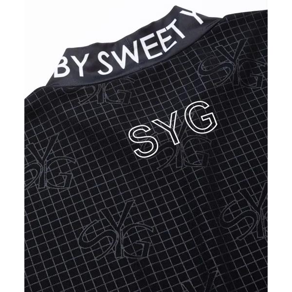 お取り寄せ SY32 by SWEET YEARS Tシャツ 半袖 モックシャツ メンズ ゴルフウェア おしゃれ ブランド SYG-24S26_4