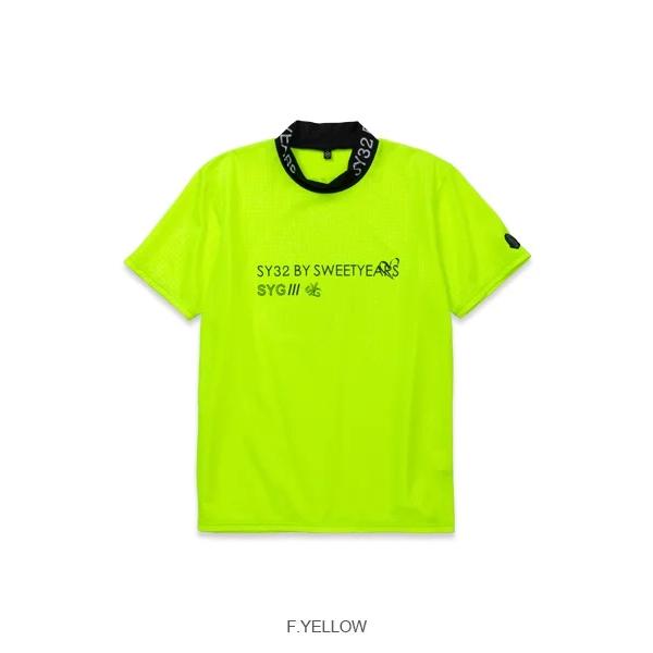 お取り寄せ SY32 by SWEET YEARS Tシャツ 半袖 モックシャツ メンズ ゴルフウェア おしゃれ ブランド SYG-24S26_7