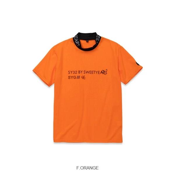 お取り寄せ SY32 by SWEET YEARS Tシャツ 半袖 モックシャツ メンズ ゴルフウェア おしゃれ ブランド SYG-24S26_8