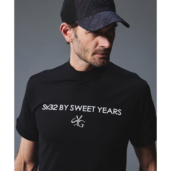 お取り寄せ SY32 by SWEET YEARS シャツ 半袖 モックネック 無地 レディース ブランド おしゃれ ゴルフ スポーツ SYG-24SABS14_9