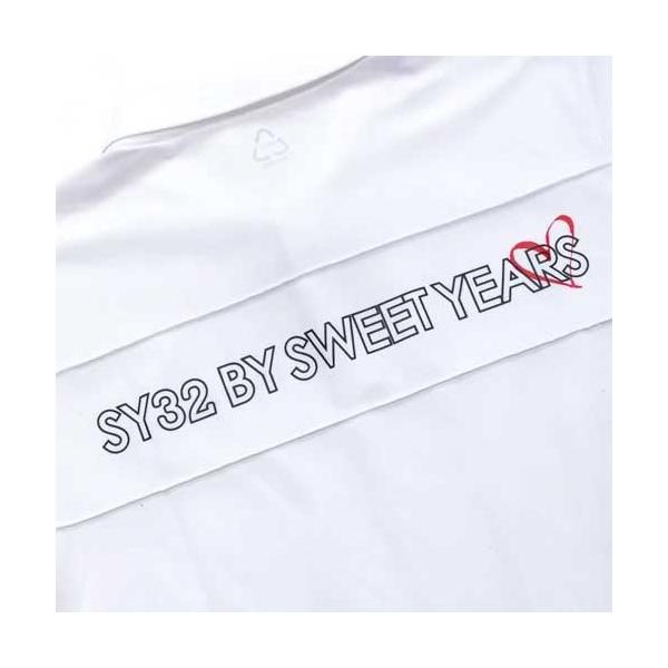 SY32 by SWEET YEARS ポロシャツ 半袖 メンズ おしゃれ ブランド ゴルフ スポーツ リサイクル鹿の子 吸水速乾 お取り寄せ商品 SYG-24SRIC01_6