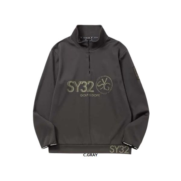 SY32 ゴルフ ゴルフウェア スウェットシャツ 長袖 メンズ おしゃれ ブランド かっこいい SYG-25A1-26【お取り寄せ】