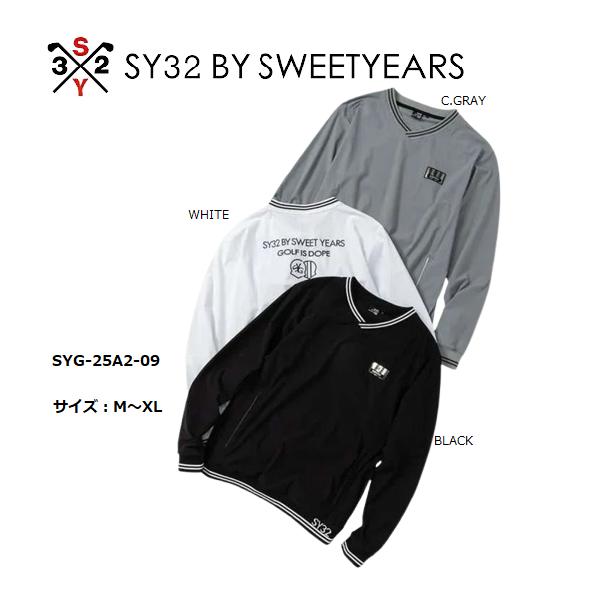 SY32 ゴルフ ゴルフウェア フルジップジャケット メンズ おしゃれ ブランド かっこいい SYG-25A2-09【お取り寄せ】
