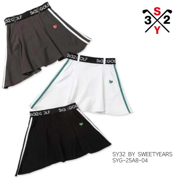 SY32 ゴルフ スカート ジャガード レディースウェア おしゃれ ブランド かわいい SYG-25A8-04 お取り寄せ