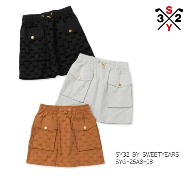 SY32 ゴルフ スカート ストレッチ レディースウェア おしゃれ ブランド かわいい SYG-25A8-08 お取り寄せ