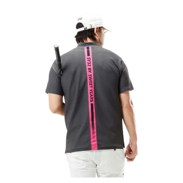 SY32 ゴルフ Tシャツ 半袖 モックシャツ メンズ おしゃれ かっこいい ブランド SYG-25S020【お取り寄せ】_14