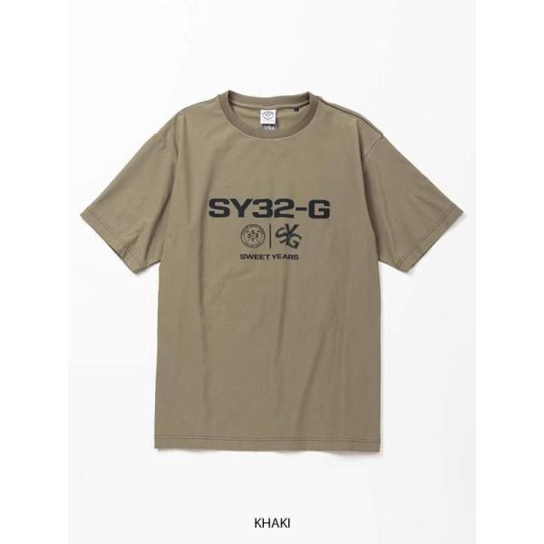 SY32 by SWEET YEARS ゴルフ Tシャツ モックシャツ 半袖 メンズ 