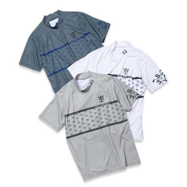SY32 by SWEET YEARS ゴルフウェア モックネックシャツ Tシャツ 半袖 メンズ おしゃれ かっこいい ブランド SYG-25S035【お取り寄せ】