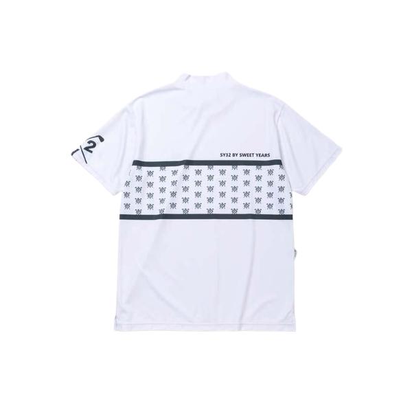 SY32 by SWEET YEARS ゴルフウェア モックネックシャツ Tシャツ 半袖 メンズ おしゃれ かっこいい ブランド SYG-25S035【お取り寄せ】_5
