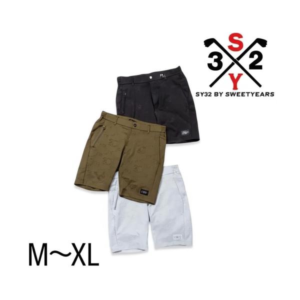 SY32 by SWEET YEARS ゴルフ ショートパンツ 半ズボン メンズ おしゃれ かっこいい ブランド SYG-25S051【お取り寄せ】