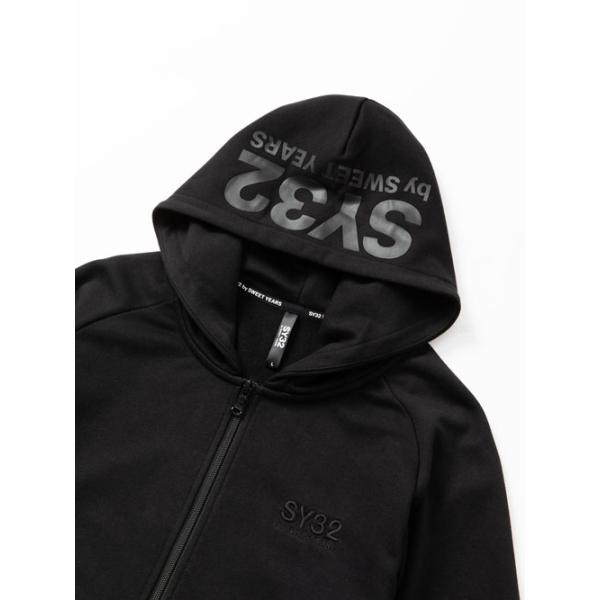 SY32 by SWEET YEARS スエット パーカー ジップアップ ブランド おしゃれ レギュラー TNS1703-2_3