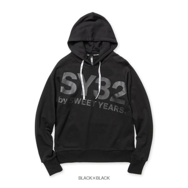 SY32 by SWEET YEARS パーカー メンズ レディース ブランド おしゃれ TNS1740 BIG LOGO_2